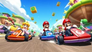 mario kart charaktere